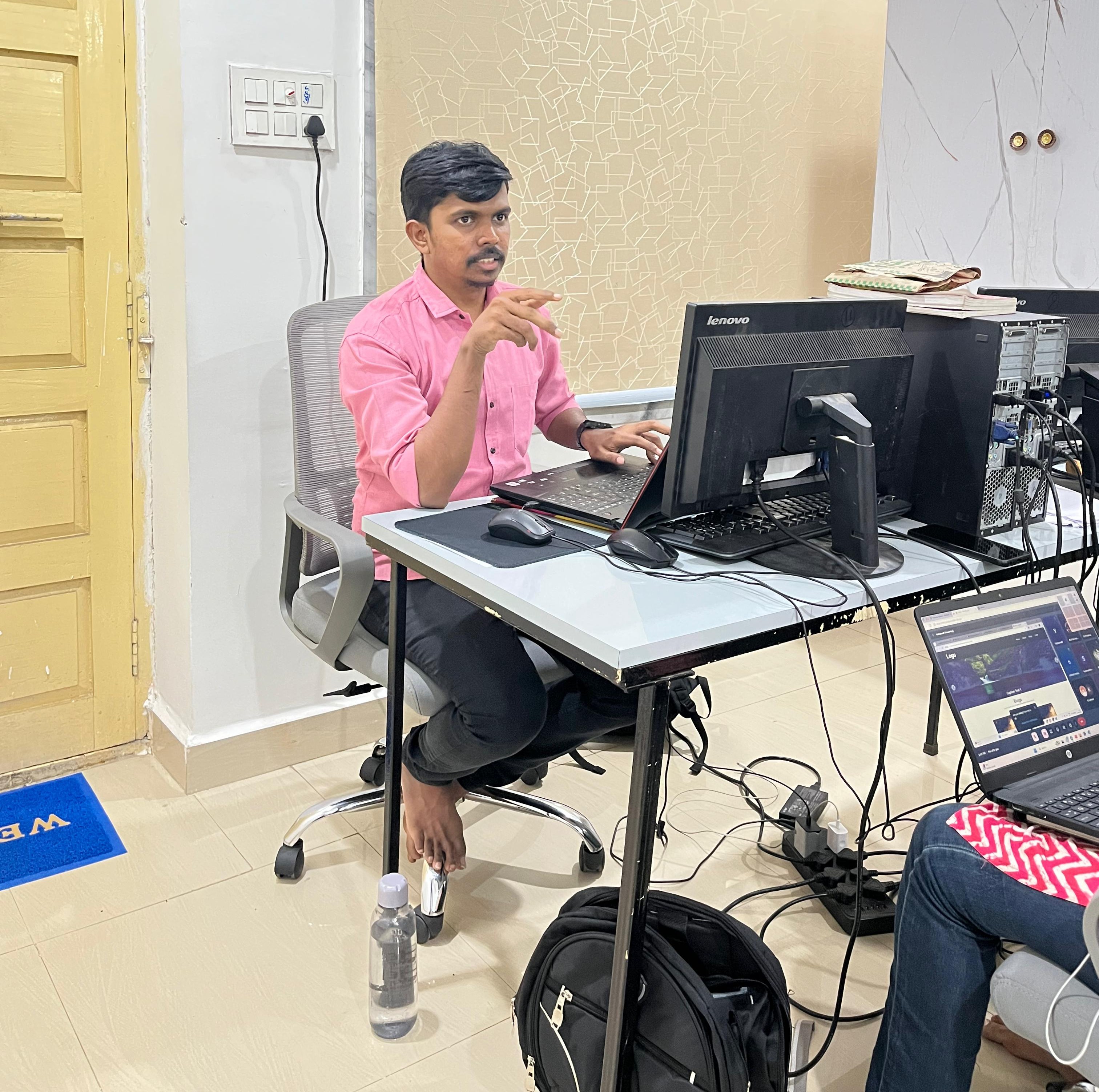 Students learning through practical implementation