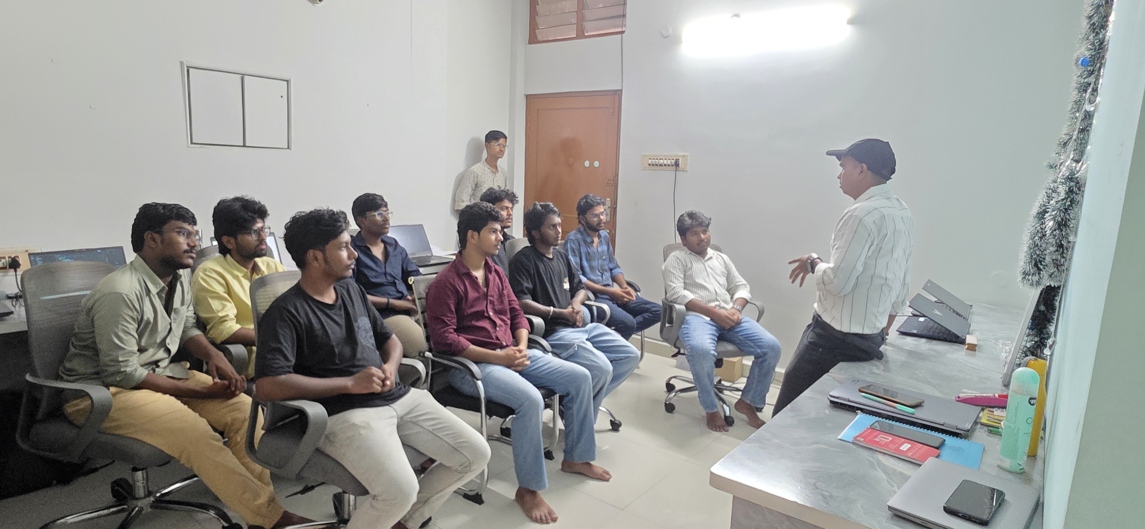 Students learning through practical implementation